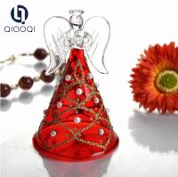 China red christmas decoration glass praying angel for wedding zu verkaufen