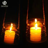 China Clear Glass Professional Design tubular glass candle holder Custom Logo Printed zu verkaufen