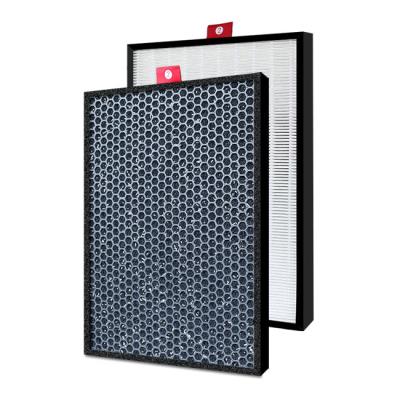 China Hotel Honeywell Replacement HEPA and Activated Carbon Composite Filter for Air Purifier KJ900F KJ900F-PAC000CW for sale