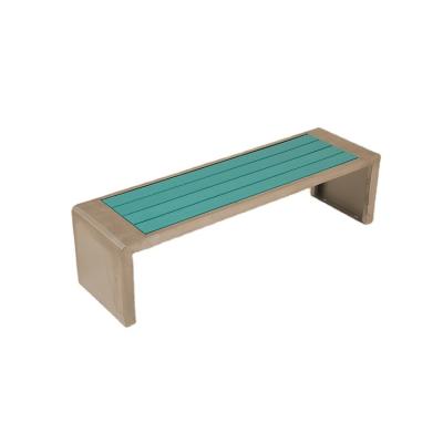 China Modern High Quality Outdoor Aluminum Bench Garden Park Seating Bench Customized for sale