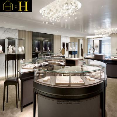 China Interior Design For Jewelry Stores Customized Retail Jewelry Store Decoration Jewelry Showroom Designs For Jewelry Display for sale