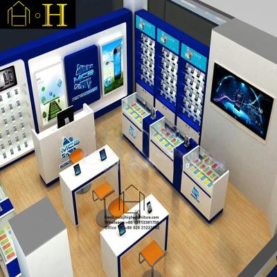 China Mobile Phone Shop Showcase Design Professional Customized High-end Mobile Phone Repair Shop Decoration Design For Sale for sale