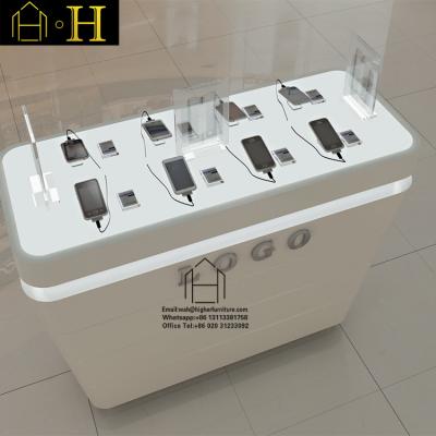 China Phone showroom decoration design; phone showroom design mobile phone showroom repair store display mobile phone shop decoration design for sale