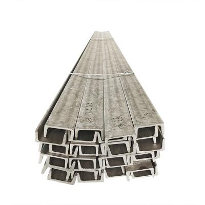 China Steel Structure Building Stainless Steel A36 Channel 400/Q235/JIS C Channel U Channel Steel Standard Steel for sale