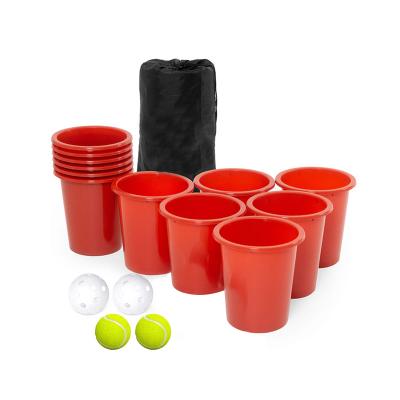 China Pong Game Set Customized Portable Giant Beer Pong Game Yard Beach Bucket Beer Pong Wholesale Outdoor Large for sale