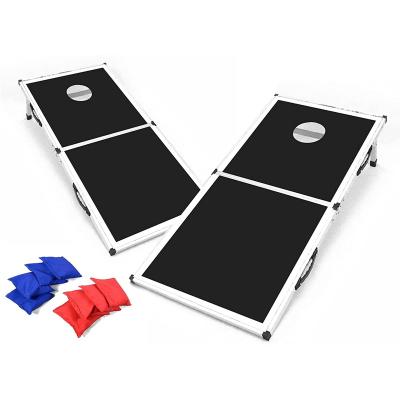 China Custom Outdoor Game Aluminum Alloy Cornhole Board Game Bean Bag Toss Indoor Outdoor Yard Game for sale