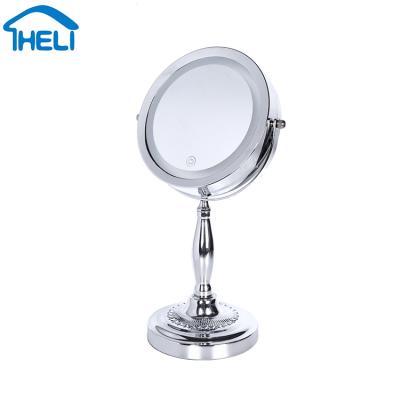 China Magnification: Foldable Free Standing 1X/5X Makeup Magnifying Cosmetic Mirror for sale