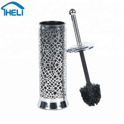 China Toilet Brush Holder Hotel Supply Metal Freestanding Toilet Brush Holders for sale