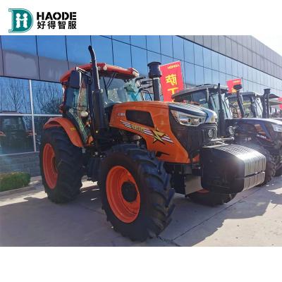 China HAODE Hotels Farm Agriceltural 4x4 Mini Farming Tractors Agricolas 4wd Small Tractores Compact Agriculture Multifunctional Tractor for sale