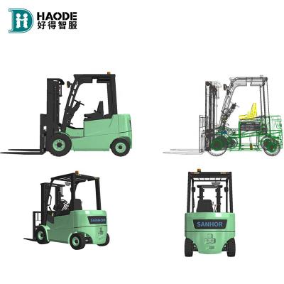 China Famous Hotels HAODE China lithium forklifts brand 1.5/2 ton Hyundai /5 electric stacker forklift price gabelstapler heftrucks for sale