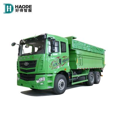 China HAODE new dump truck price 12500kg mini dumper truck heavy dumpe 6*4 track china dump truck > 8L for sale