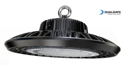 Chine Matrice de lumière de baie d'UFO LED de 200 watts la haute DALI du matériel 1-10VDC de fonte d'aluminium/PIR Sensor à vendre