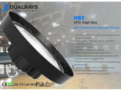 Cina LED high bay and low bay lights IP65 200w led ufo high bay with Emergency in vendita