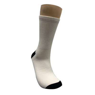 China Cotton Printing Printable Terry Tube QUICK DRY Cotton Sports Socks Blank Blank For Printing for sale