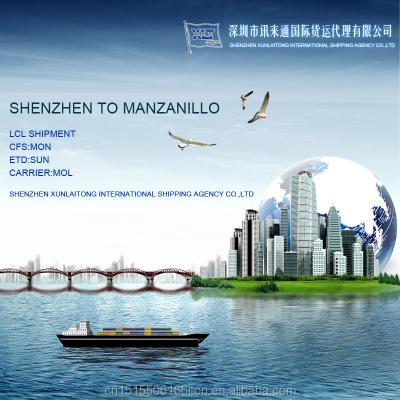 China china to manzanillo mexico LCL ocean freight forwarding service ocean freight forwarding service for sale