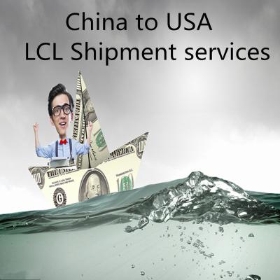 China FBA Amazon Shipping Rate From China To USA LCL Ocean Freight Forwarder for sale