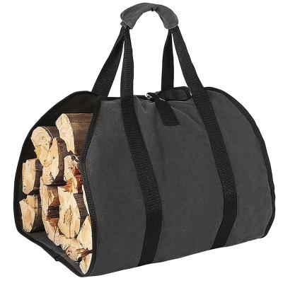 China Oxford cloth Outdoor portable and durable firewood storage bag for outdoor equipment for sale