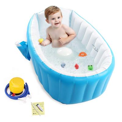 China Fashion Yingtai baby and toddler inflatable bathtub, large and thickened baby swimming and play water basinInflatable portable bathtub for sale