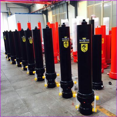 China Building Material Stores Hydraulic Cylinder Manufacturer Telescopic Hydraulic Cylinder for Truck and Dump Trailers for sale