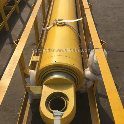 China Building Material Shops Hydraulic Rams / Dump Truck Multistage Telescopic Hydraulic Cylinder / Double Acting Telescopic Hydraulic for sale