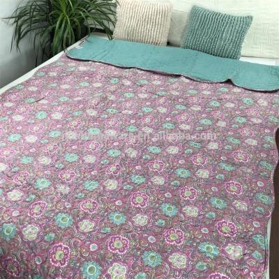 China Ultrasonic Heating Comforter Sets Cotton Quilt Quilting Printed Girl Design 100%Polyester Bedspread Pillow Case for sale