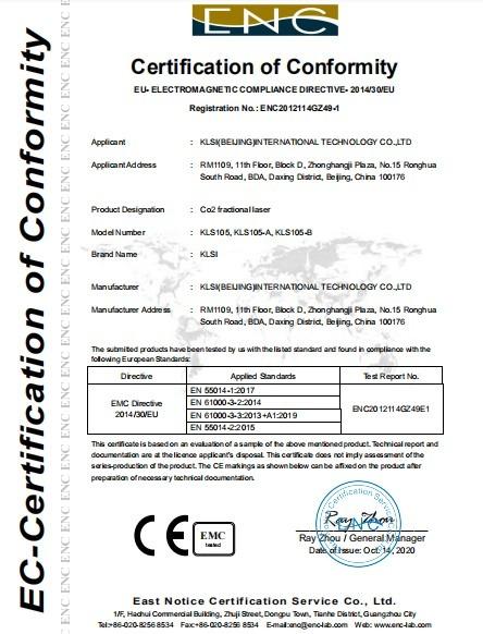 CE - Beijing MCE Laser Technology Co., Ltd.