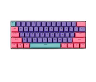 China Royal Kludge Colorful Keycaps 61 Keys Spacebar Keycaps Customized Games The Walking Skeleton Lit Keyboard gk61 60 razer keycap for sale