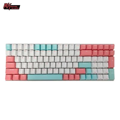 China Kudge RK RK100 100 Dual Keys Royal Kudge RK RK100 100 Dual Keys Colorful Cherry MX ABS Gaming Keybaord SA Keyboard SA Keybaord Pulled Mechanical Keycaps for sale