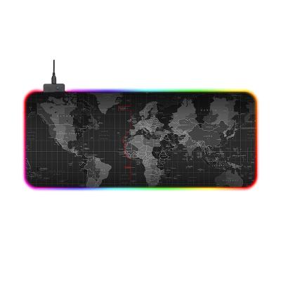 China Kludge RGB leather mouse pad sublimation blanks office mouse pads royal leather hard desk pad pad leather mousemat for sale