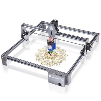 China PRO LD+FAC USB Sculpfun S6 20W 30W air-cooled diy acrylic wood dog tag lettering cutting laser locating engraving machine for sale