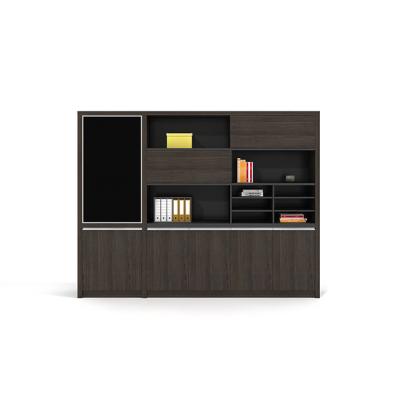 China Contemporary Wooden Furniture Factory Office Glass File Cabinet 2.4m for sale