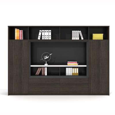 China Black Oak Color Black Oak 2 Doors Office Cabinet Furniture for sale