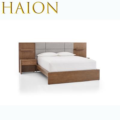 China Contemporary Modern Compact Apartment Hotel Residence Bedroom Furniture Set for sale