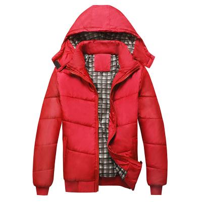 China Amazon Wish Youth QUICK DRY Winter Cotton Coat Middle Ages Hooded Plus Size Cotton Coat Men's Jacket for sale