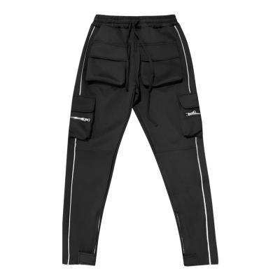 China Fall 2021 Newest Overall Viable Designer Multi-pocket Reflective Brand Men's Cargo Pants Man for sale