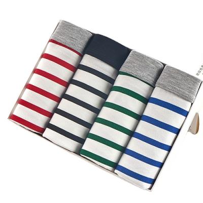 China China Factory Breathable Men's Classic Striped Cotton Stretch Briefs And Men's Boxers Plus Size Underwear for sale