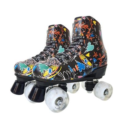 China Promotional Good Quality Women's Roller Skates Rubber Surf Skate Boards Double Row Skates for sale