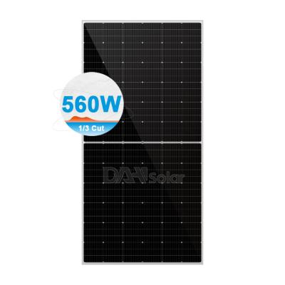 China Home Commercial Mono Cell 182mm Solar Panel 72 Cutout 210mm Mono Cells 182mm Solar System DAH Cells 560w 570w 580w Solar Panels Price for sale