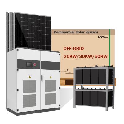 China Home Solar System 20kw 25kw 30kw Home Solar Panel Set On Grid Solar Power Station Price for sale