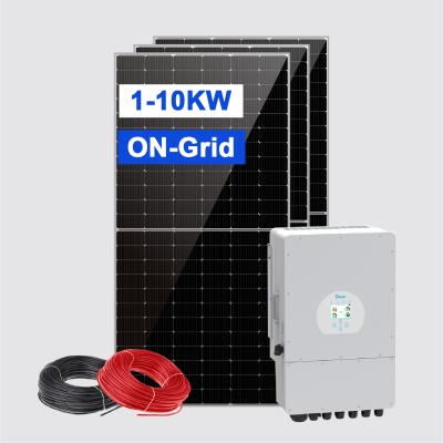 China DAH Home Solar Powered System 5 KW 7kw 10kw 10kv On Grid Single Phase Solar Home System for sale