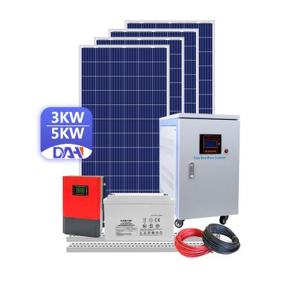 China 5W 1000W 2000W Multifunctional Solar Kit Home Solar Panel Diy On Grid Solar Kits for sale