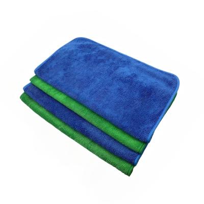 China Wholesale Viable Microfiber Twist Loop Wash Car Towels Absorption Double Layer Microfiber Car Drying Towel for sale