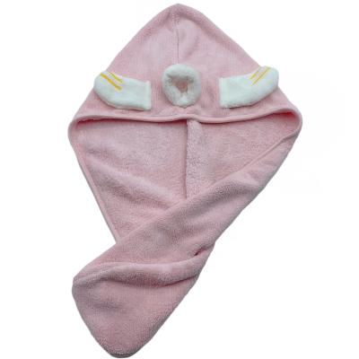 China QUICK DRY Super Absorbent Microfiber Turban Twist Hair Wrap Women Soft Hair Drying Towel for sale