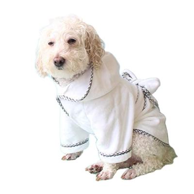 China Viable Ultra Soft Dog Bathrobe Microfiber Pet Bath Towel Microfiber Dog Quick Dry Drying Towel for sale