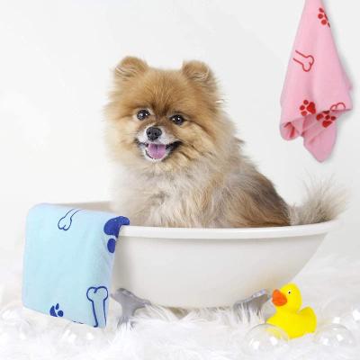 China Microfiber Pet Bath Towel Dog Dry Towel Super Absorbent Durable Durable Microfiber Quick Drying Towel for sale