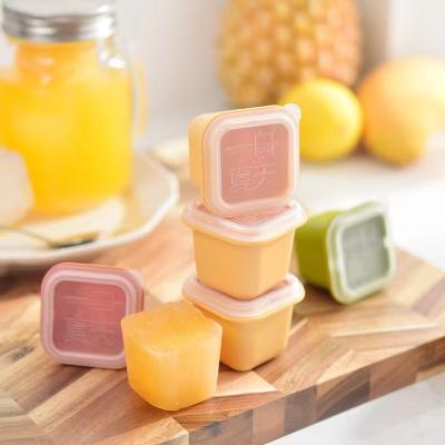 China Summer ice grinding storage box ice cube ice cube mold tray household frozen icetray viable cooler box for sale