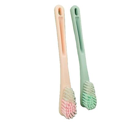 China New Viable Creative Plastic Shoe Clean Tool Sneaker Sweeps Long Handle Soft Bristle Shoe Brush for sale