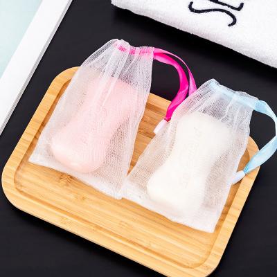 China Universal Double-Layer Washable Foaming Net Foaming Foaming Foaming Net Handmade Tools Mesh Hanging Bags for sale