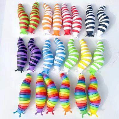 China Popular Wholesale Fun Relaxing Finger Toys 3d Rainbow Toys Multiple Colors for sale