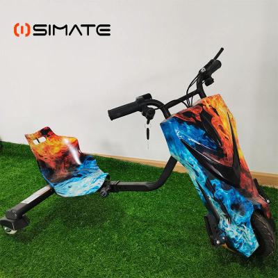 China China Factory SIMATE D1 8 Inch Electric Drift Scooter Fitted 3 Wheel Drift Scooter Kids Drift Tricycle Kids Go Kart 8